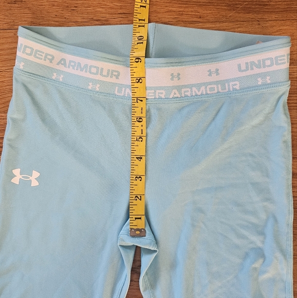 Under Armour LogoElastic Waistband Light Blue Athletic Pants Girls Youth Size XL - Picture 8 of 12